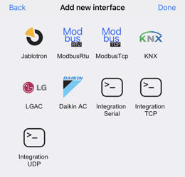 TapHome LGAC Interface Configuration