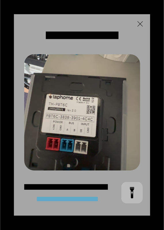 Pridávanie TapHome zariadení cez QR kód