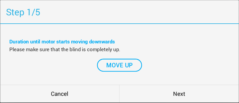 Tlačidlo posun hore