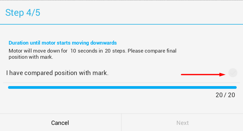 Krok 4 z 5 - dokončenie