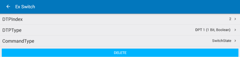 Exposed device parameters configuration