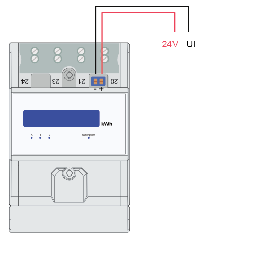Zapojenie impulzného elektromera